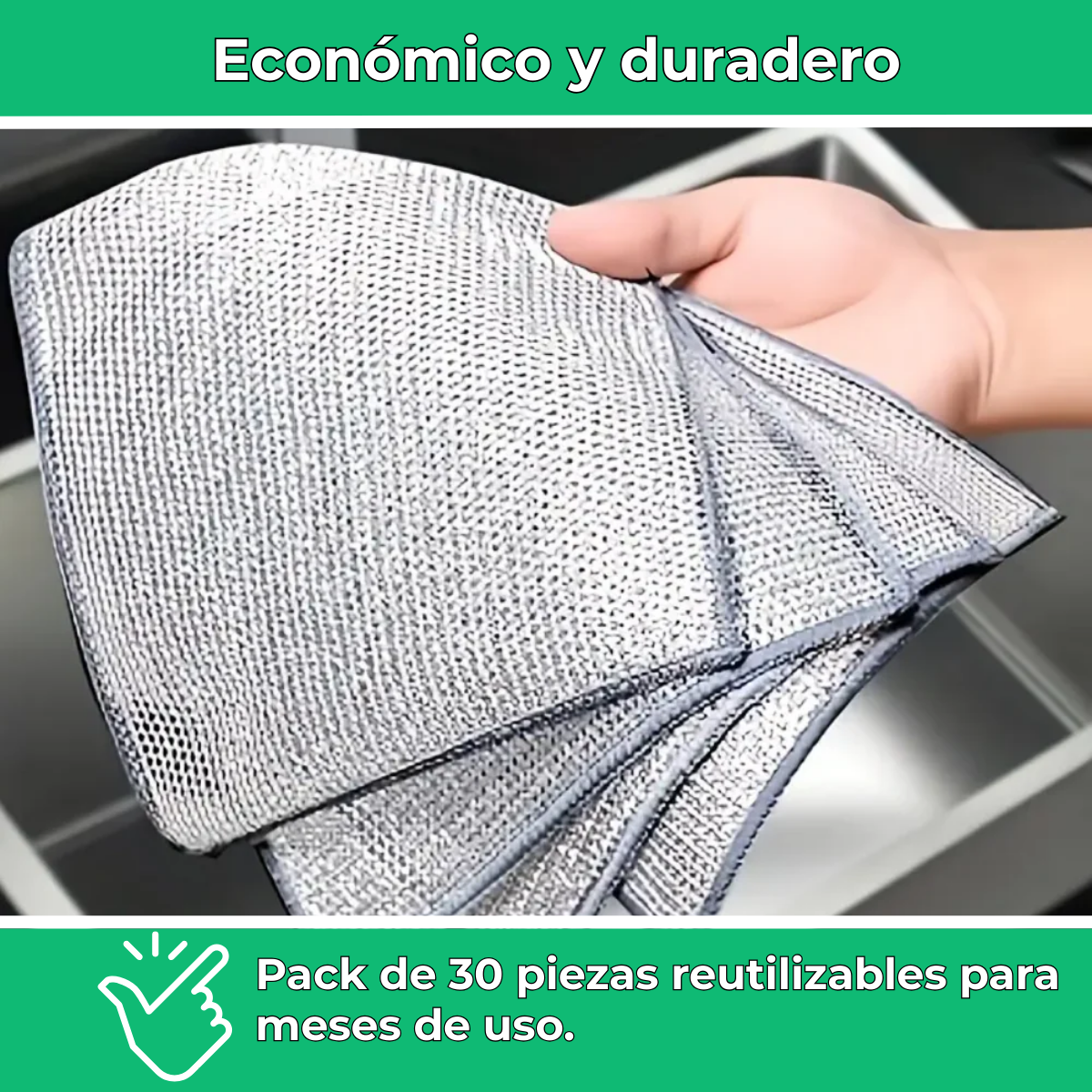MetalClean – Las esponjas de acero que limpian a fondo y duran muchísimo