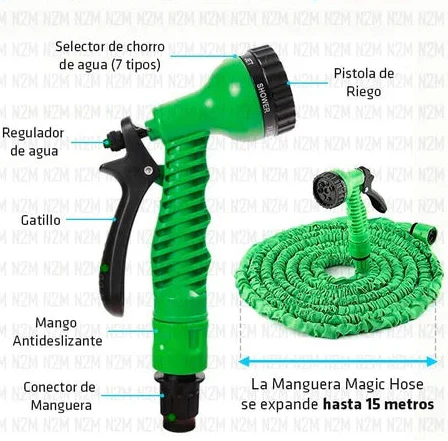 Manguera magica expansible